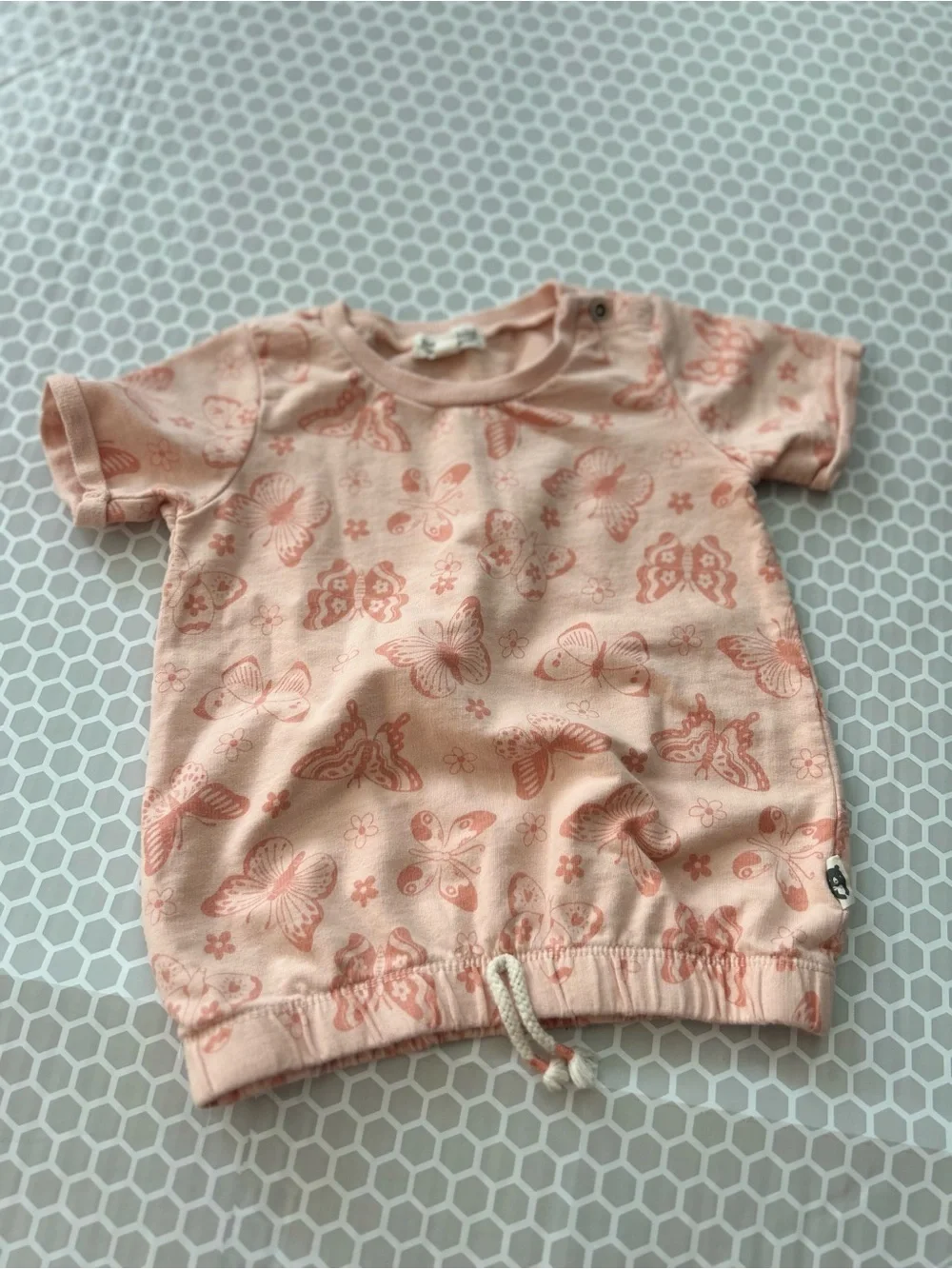 Rabbit & Bear Girls Peach Butterfly Two-Piece Set Size 4T